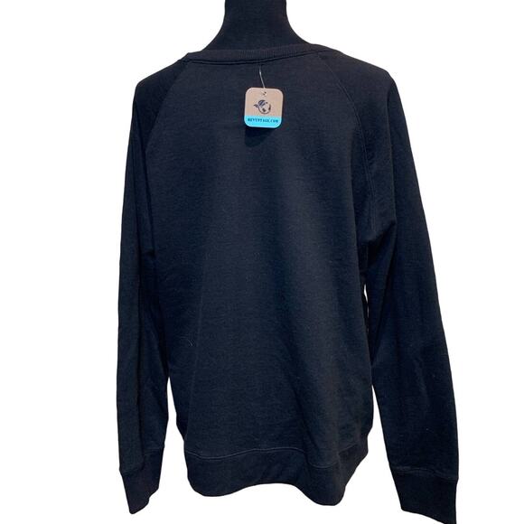 Wingspan Inspired Mens 2XL Northern Cardinal Hand Printed Upcycled Sweatshirt - Picture 3 of 3